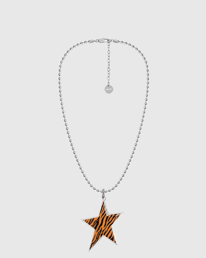 TIGER STAR BEAD NECKLACE