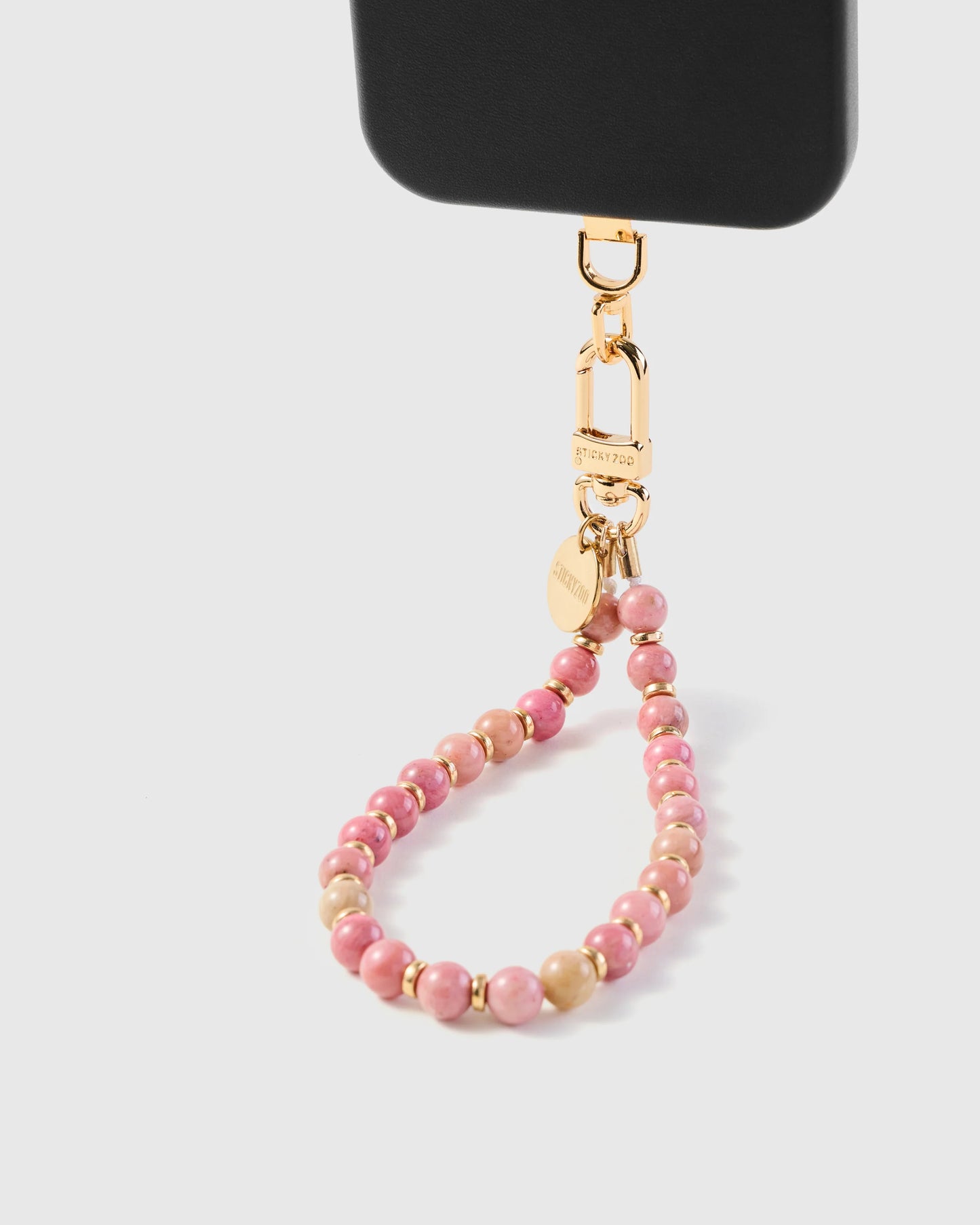 PINK STONE PHONE STRAP