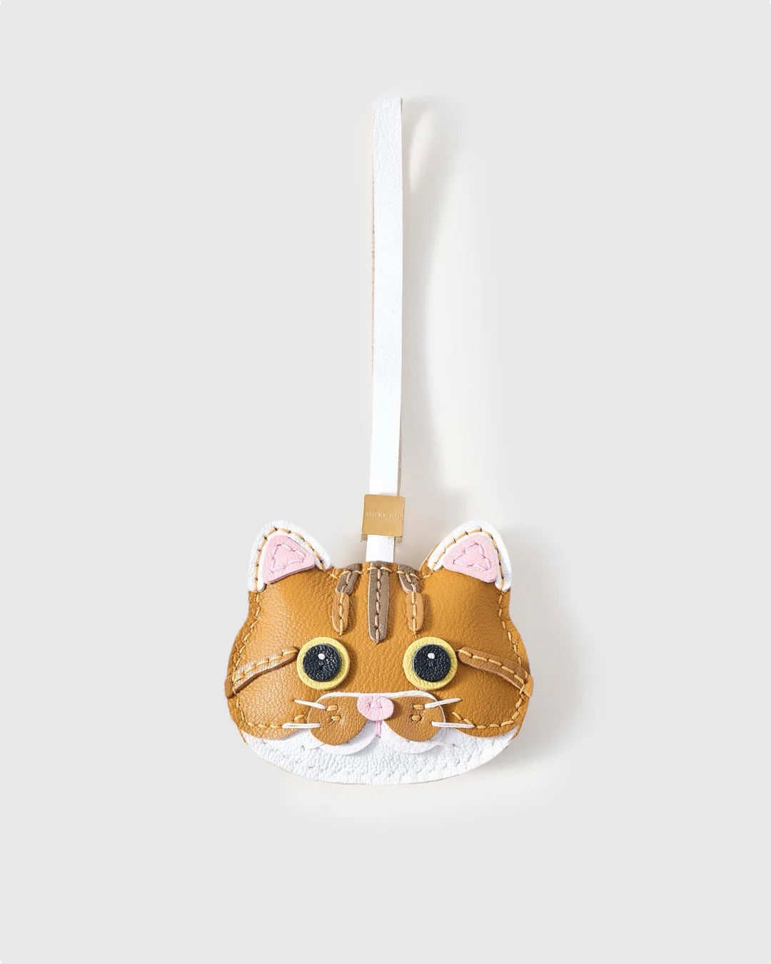 ORANGE TABBY CAT CHARM