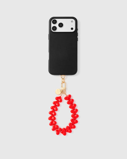 RED HEART PHONE STRAP