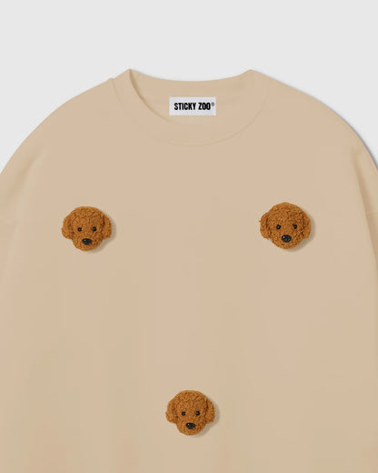 POODLE PARADE SWEATSHIRT