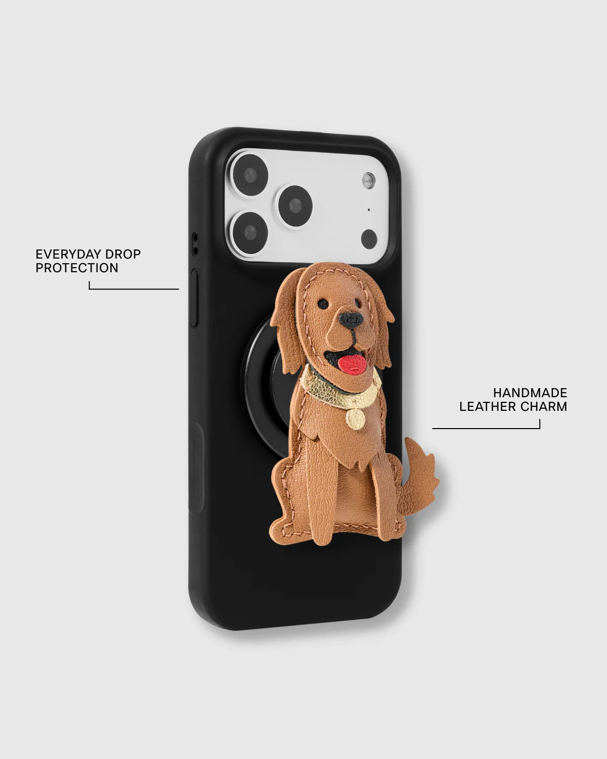 GOLDEN RETRIEVER CHARM CASE