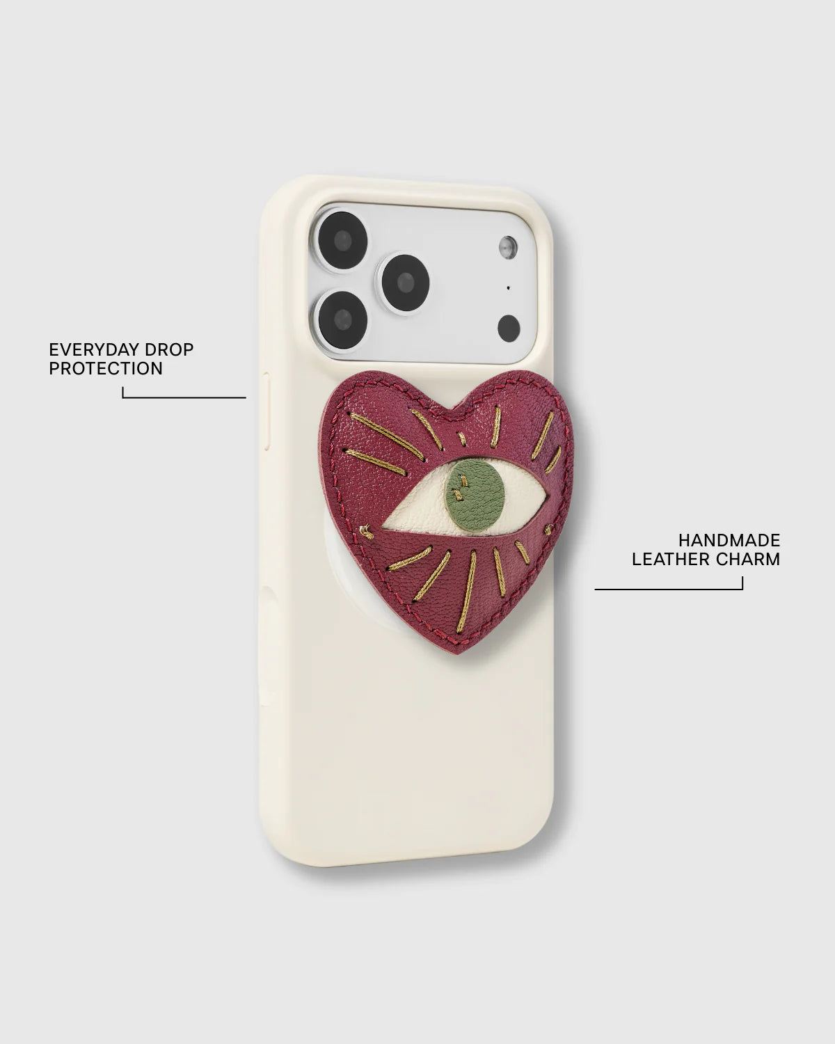 EVIL EYE HEART TALISMAN CHARM CASE