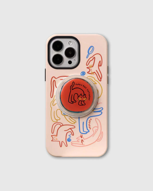 EVERYDAY CAT GRIP PHONE CASE