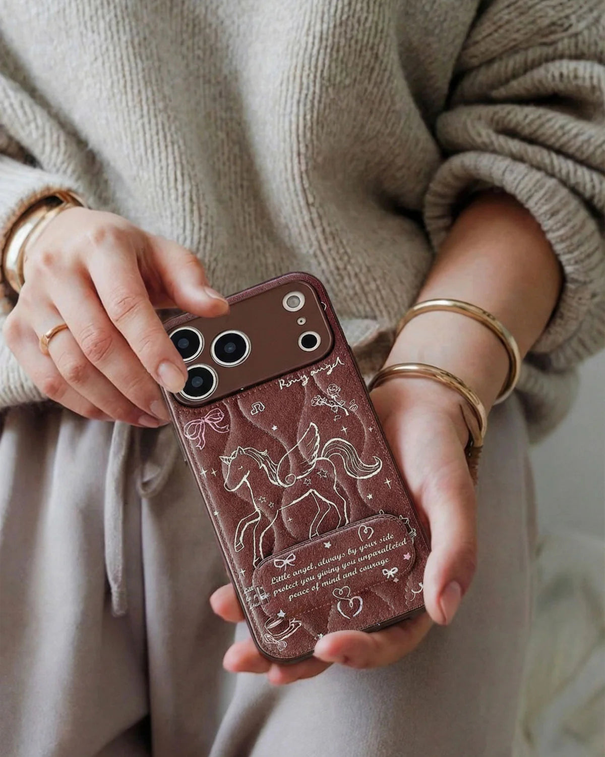 LITTLE ANGEL UNICORN PHONE CASE