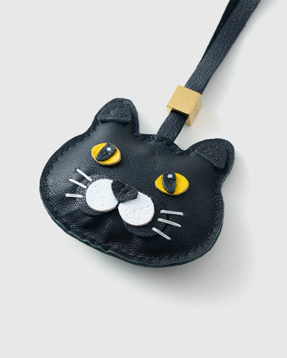 BRITISH SHORTHAIR CAT CHARM – CHUBBY MIDNIGHT EDITION