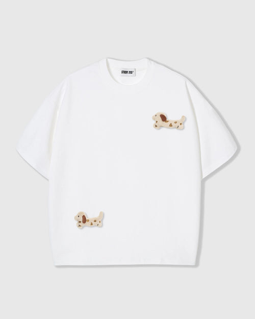 SPOTTY DASH DACHSHUND T-SHIRT