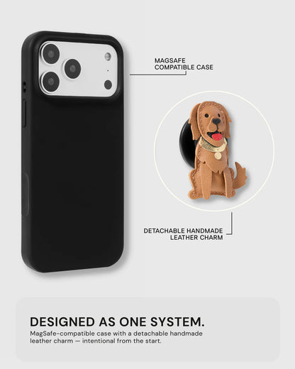 GOLDEN RETRIEVER CHARM CASE