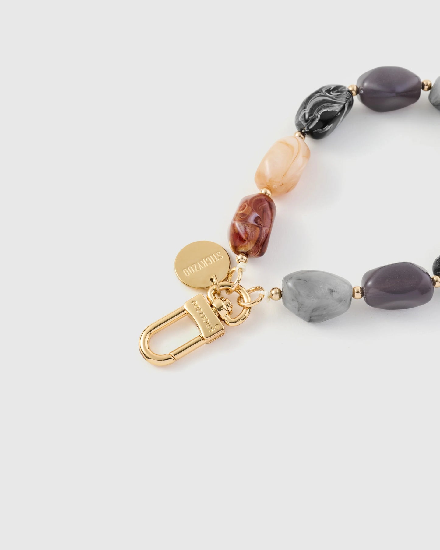 ONYX MIX AGATE PHONE STRAP