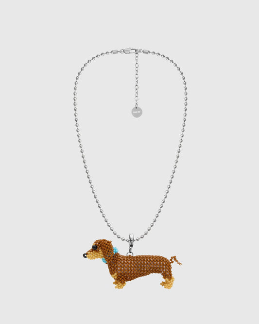 DACHSHUND BEAD NECKLACE