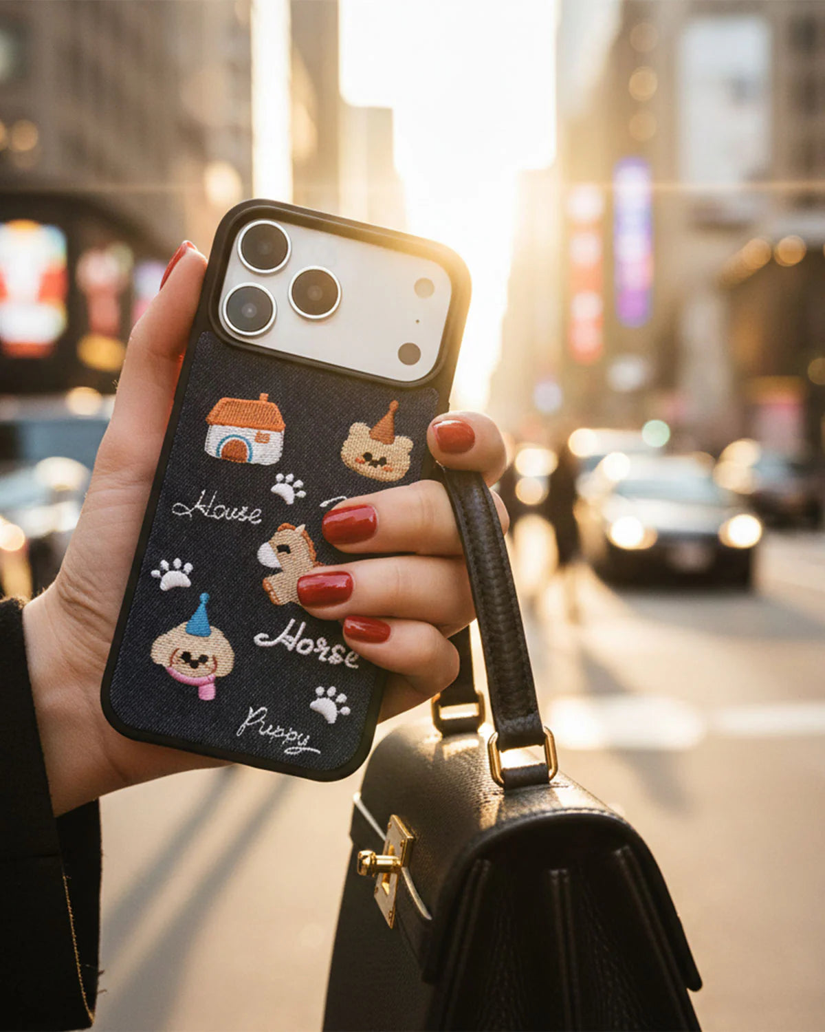 DENIM STORY PATCH Phone Case