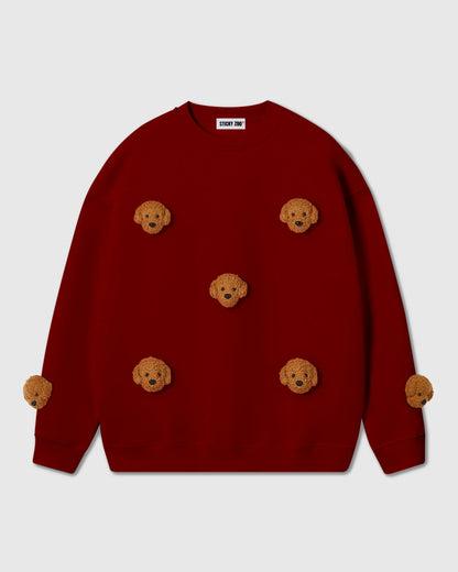 POODLE PARADE SWEATSHIRT