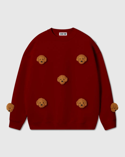 POODLE PARADE SWEATSHIRT