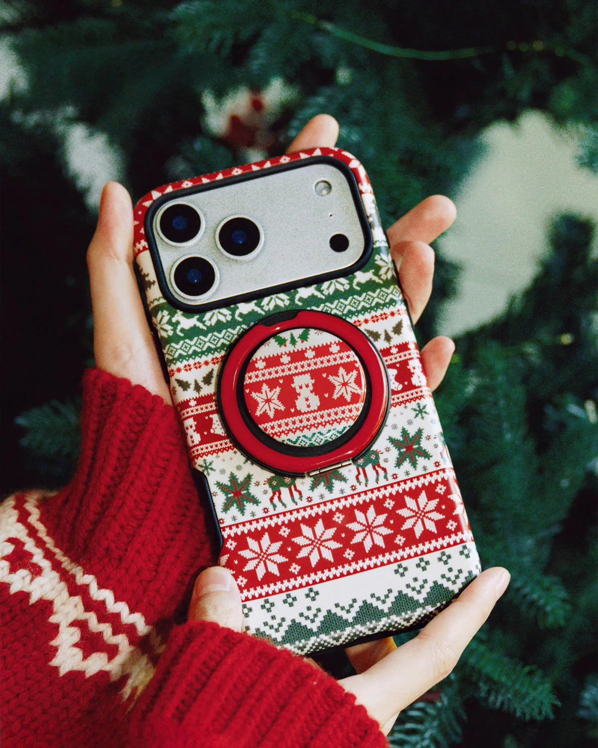Holiday Knit Pattern Phone Case