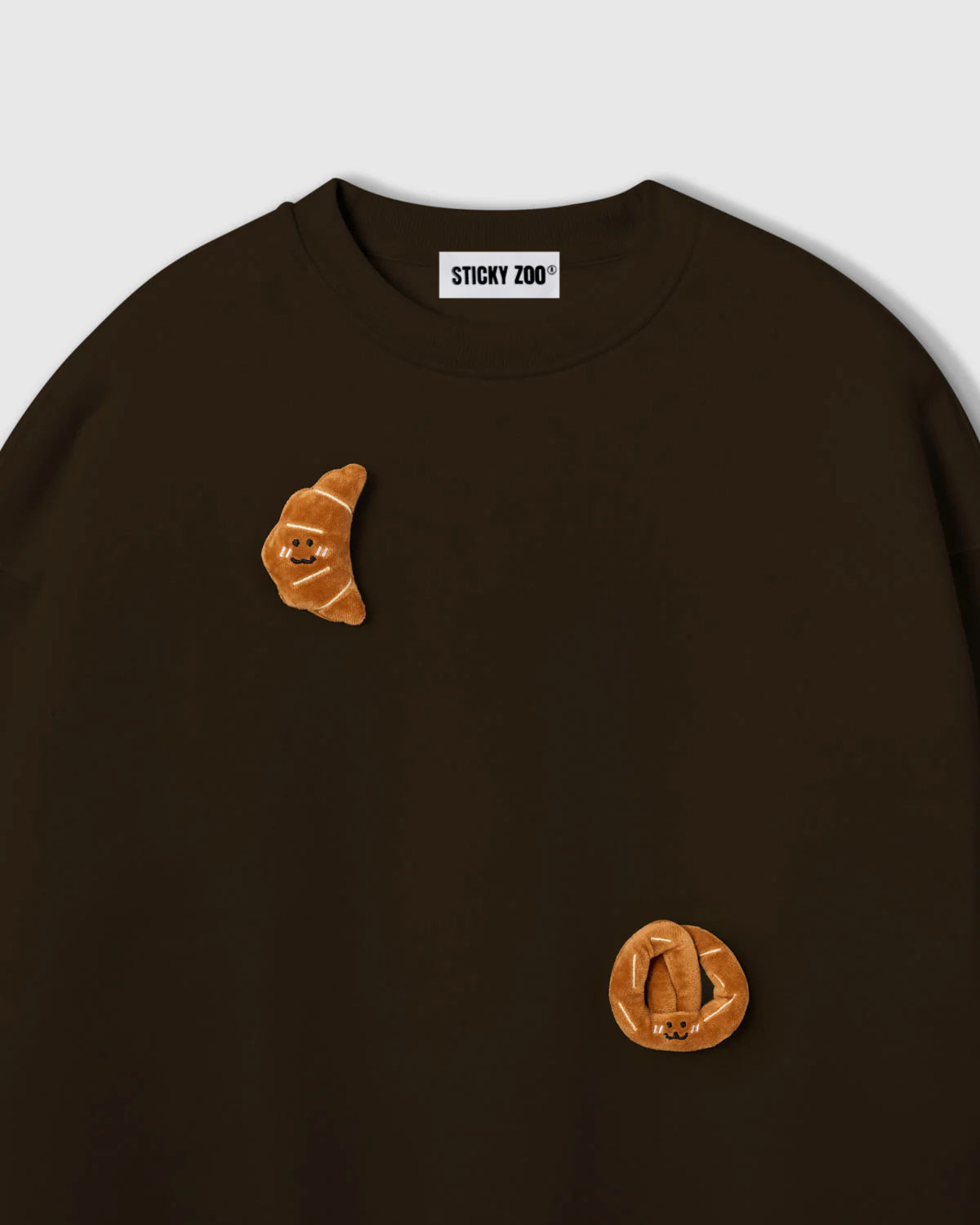 DOUBLE CROISSANT SWEATSHIRT