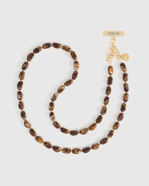 AMBER SMOKE LINK PHONE STRAP