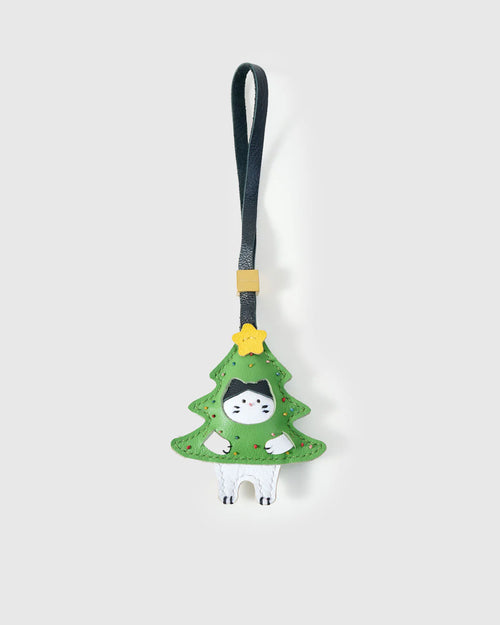 KITTEN IN CHRISTMAS TREE CHARM