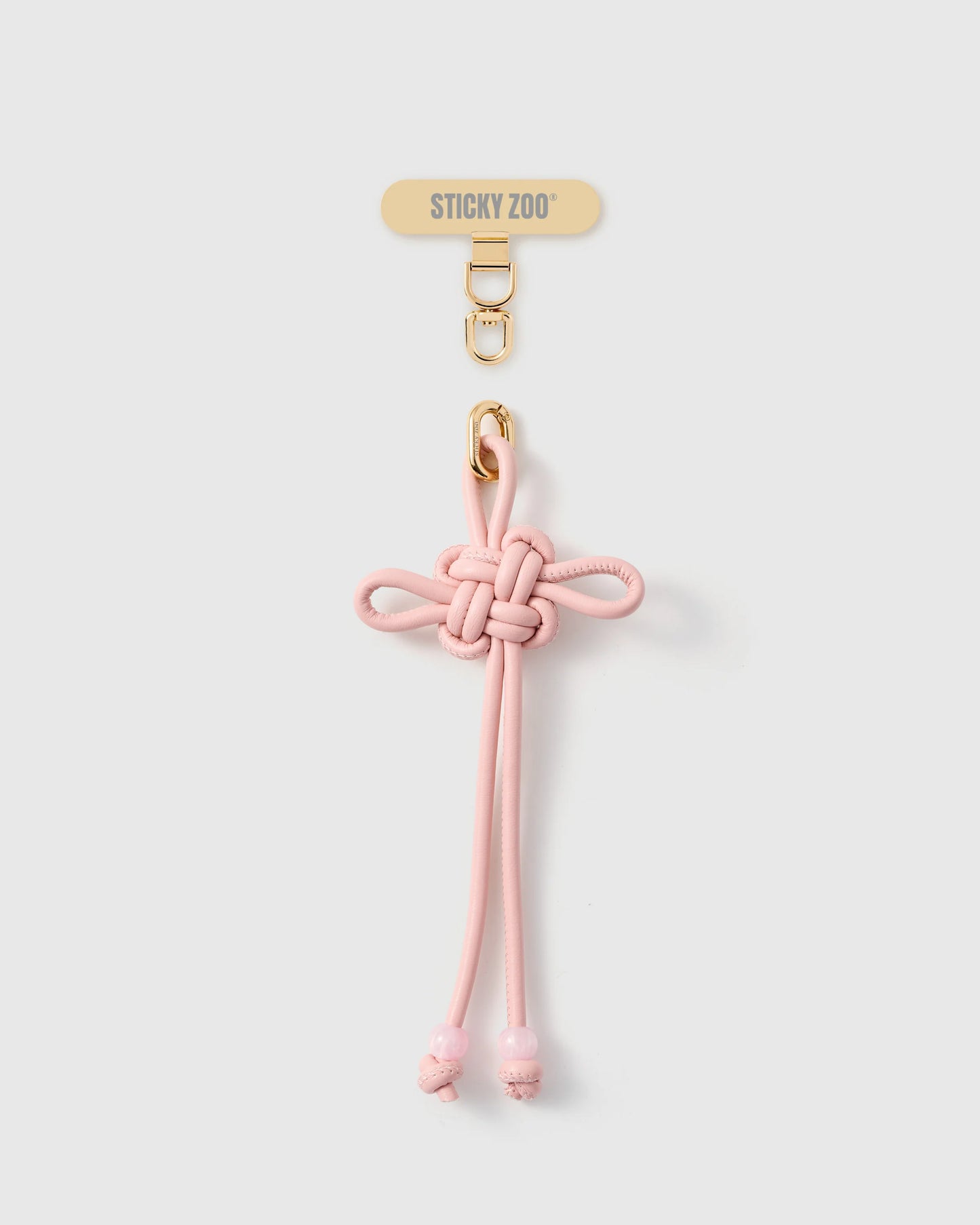 BLUSH BOW PHONE STRAP