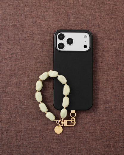 SAGE AGATE PHONE STRAP