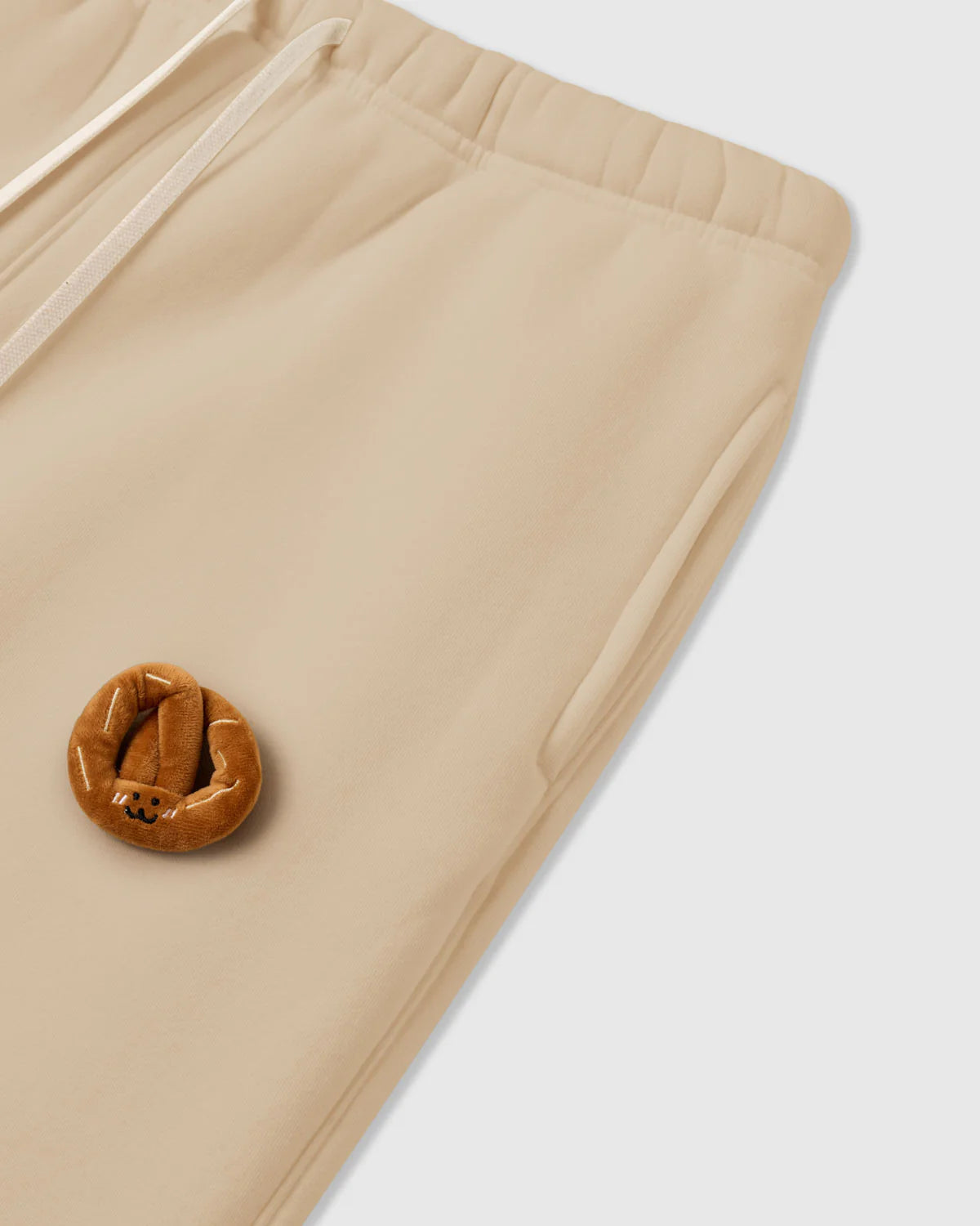 DOUBLE CROISSANT PLUSH SWEATPANTS