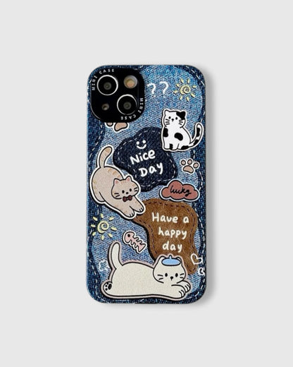 HAVE NICE DAY KITTENS CASE