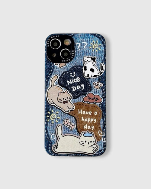 HAVE NICE DAY KITTENS CASE