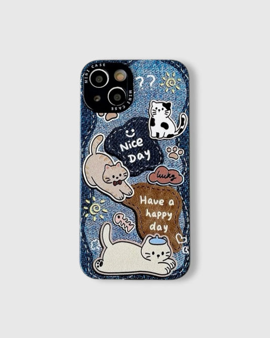 HAVE NICE DAY KITTENS CASE