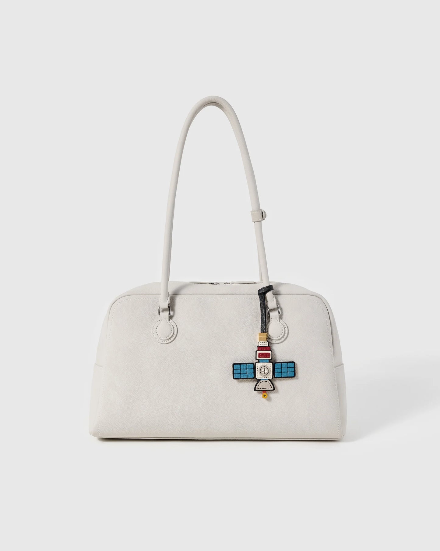 SATELLITE LEATHER BAG CHARM