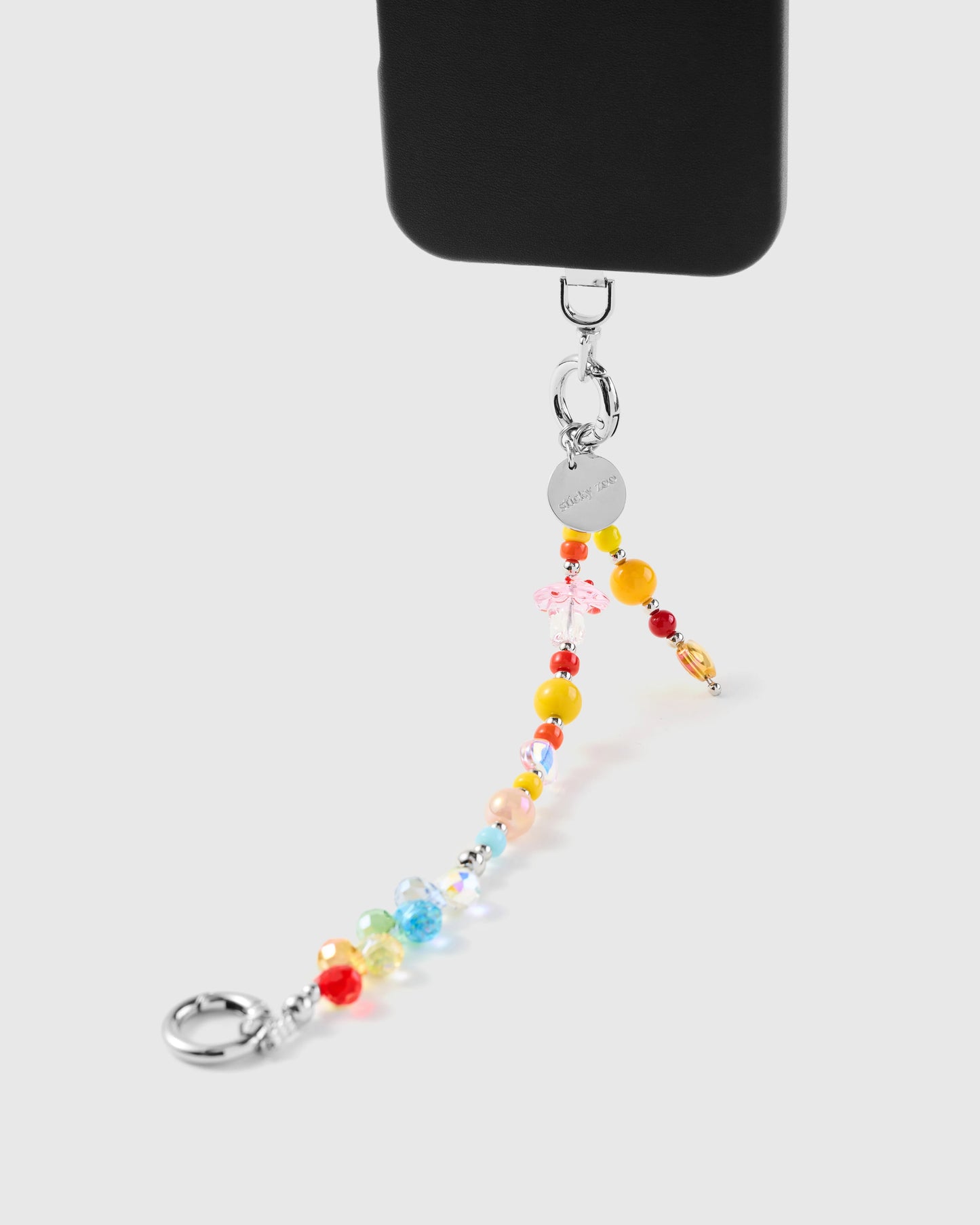 RAINBOW BEAD PHONE STRAP