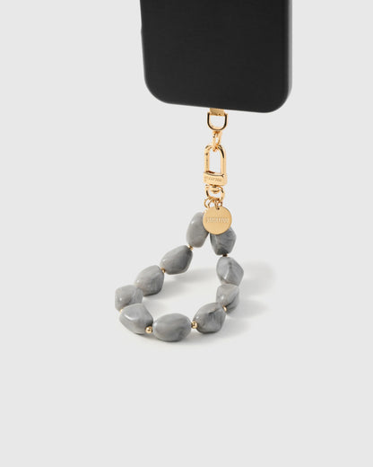 SAPPHIRE MARBLE PHONE STRAP