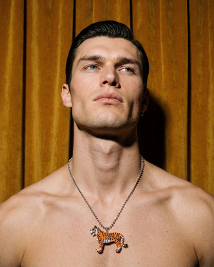 TIGER BEAD NECKLACE