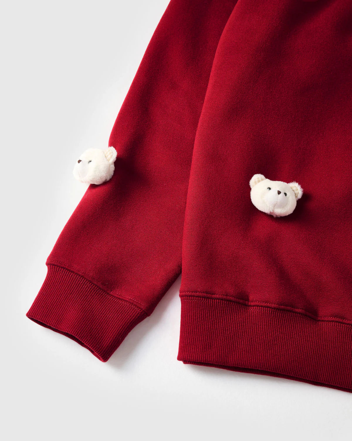 TEDDY CHECK-EAR SWEATSHIRT