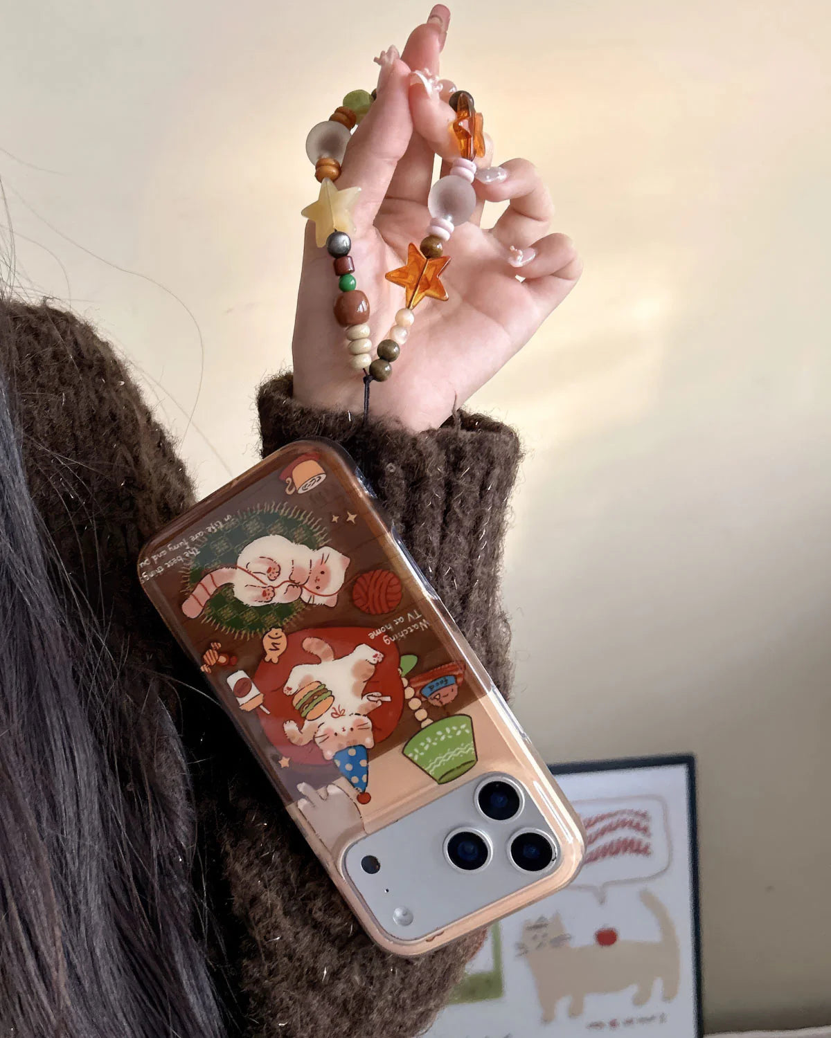 COZY CAT NIGHT PHONE CASE
