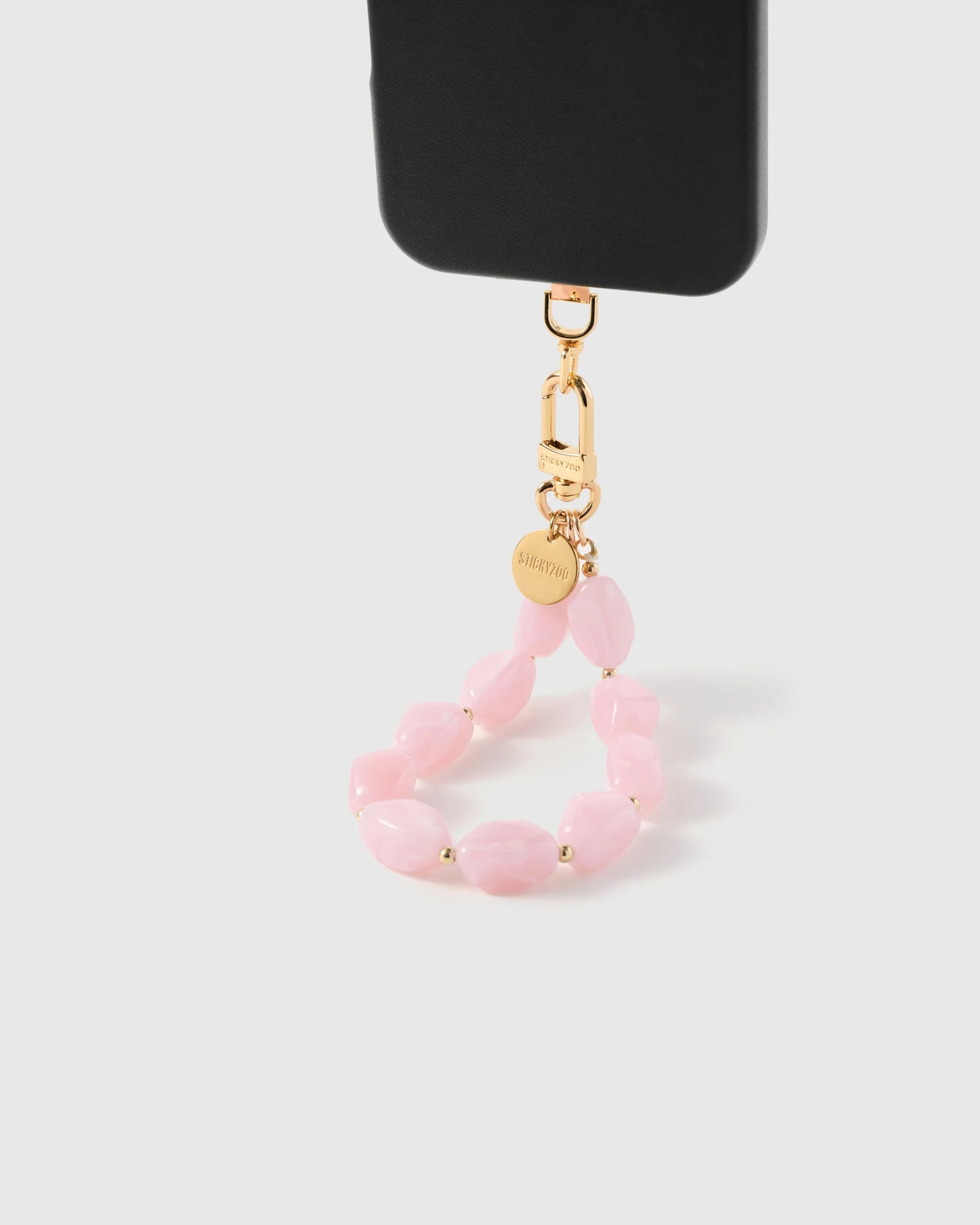 ROSE AGATE PHONE STRAP