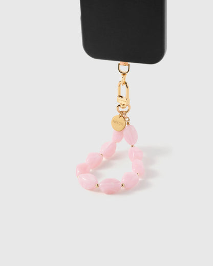 ROSE AGATE PHONE STRAP