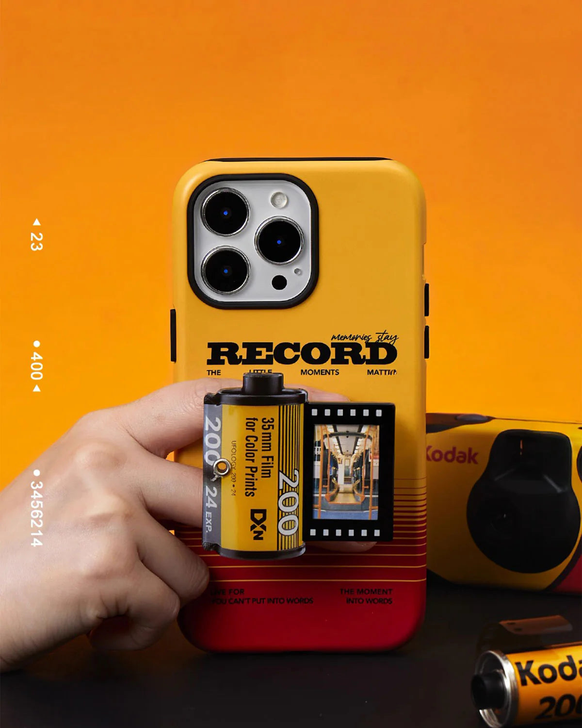 RECORD MOMENTS PHONE CASE