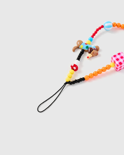 CLOWN DOG PHONE STRAP