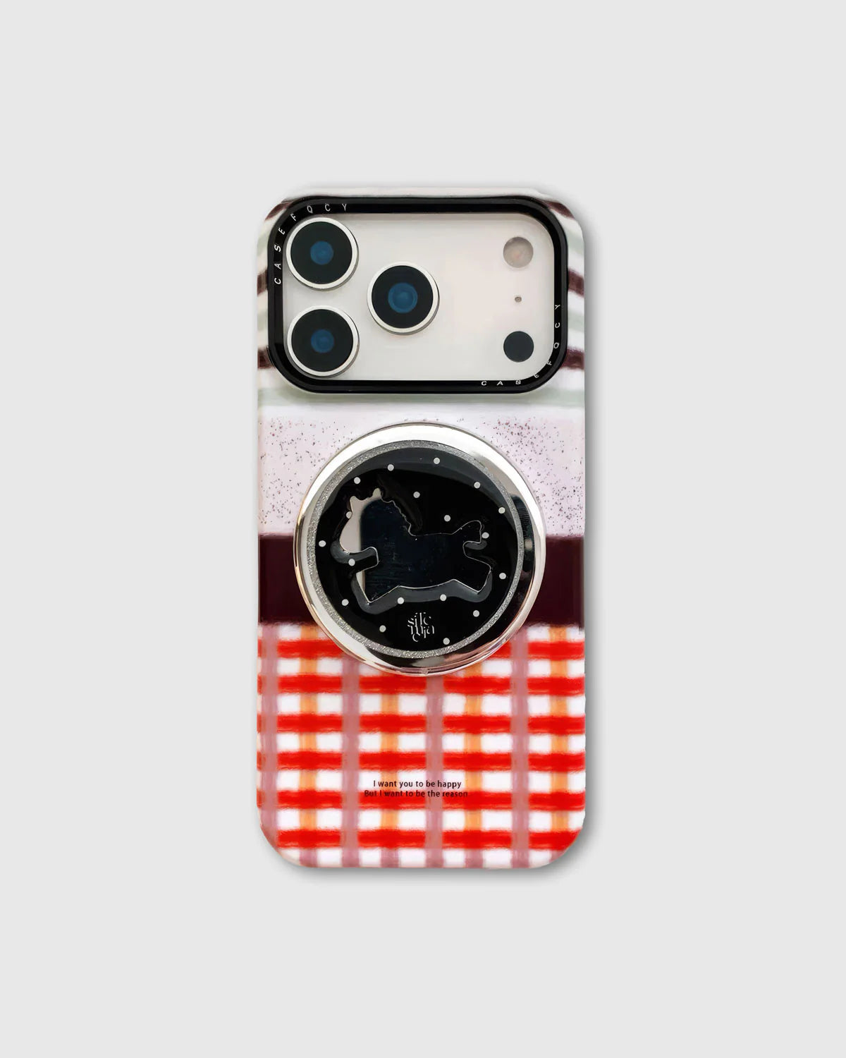 PICNIC HORSE GRIP PHONE CASE