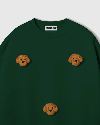 POODLE PARADE SWEATSHIRT