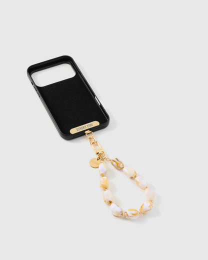 AMBER MARBLE PHONE STRAP