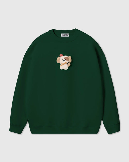 CARDINAL PUPPY SWEATSHIRT