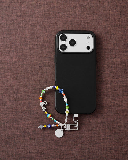 CRYSTAL CLUSTER PHONE STRAP
