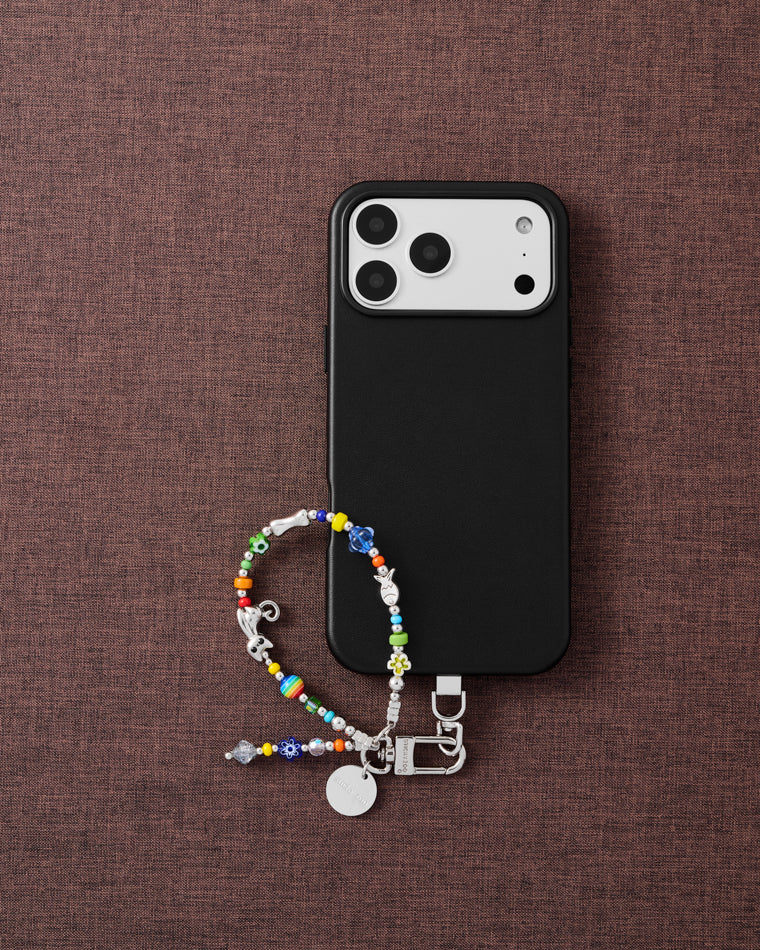 CRYSTAL CLUSTER PHONE STRAP