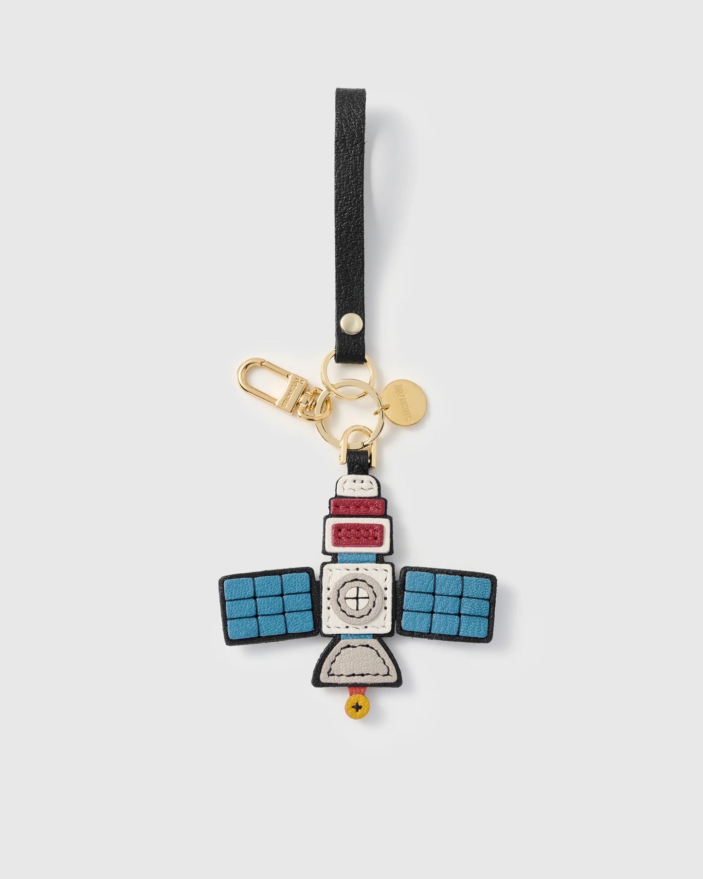 SATELLITE LEATHER BAG CHARM