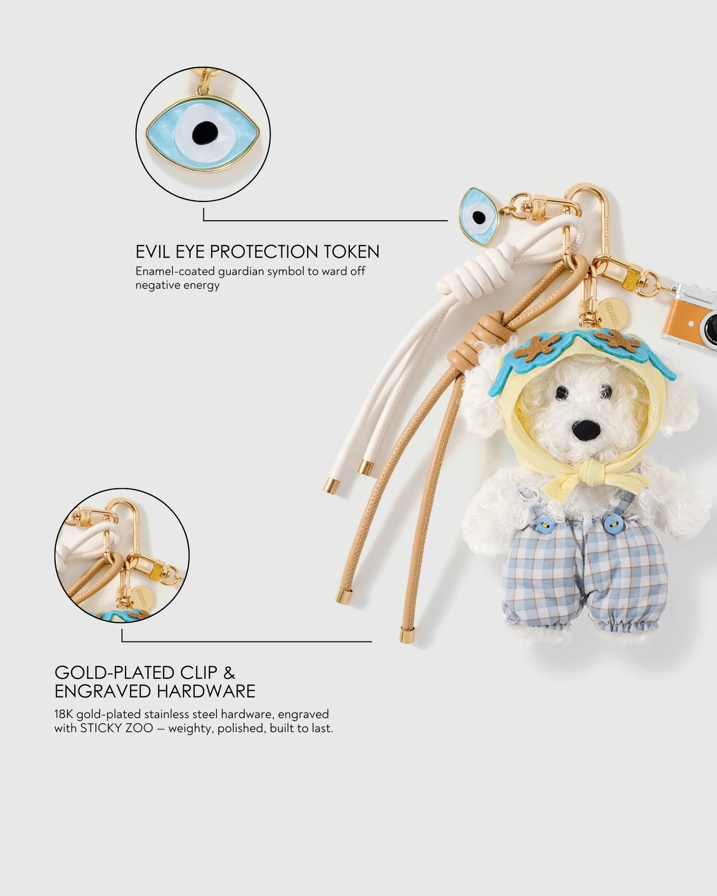 EVIL EYE STACK CHARM