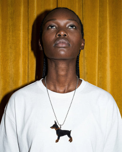 DOBERMAN BEAD NECKLACE