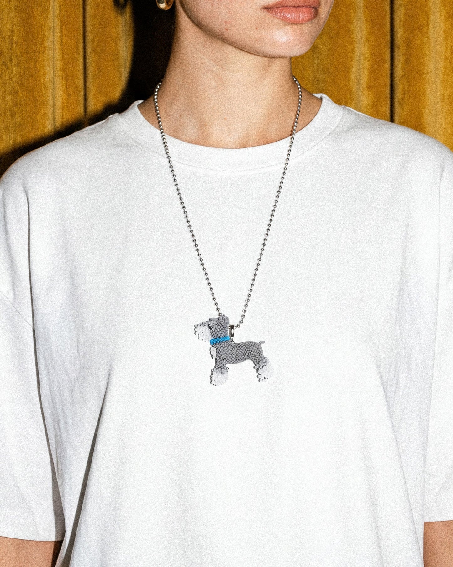 SCHNAUZER BEAD NECKLACE
