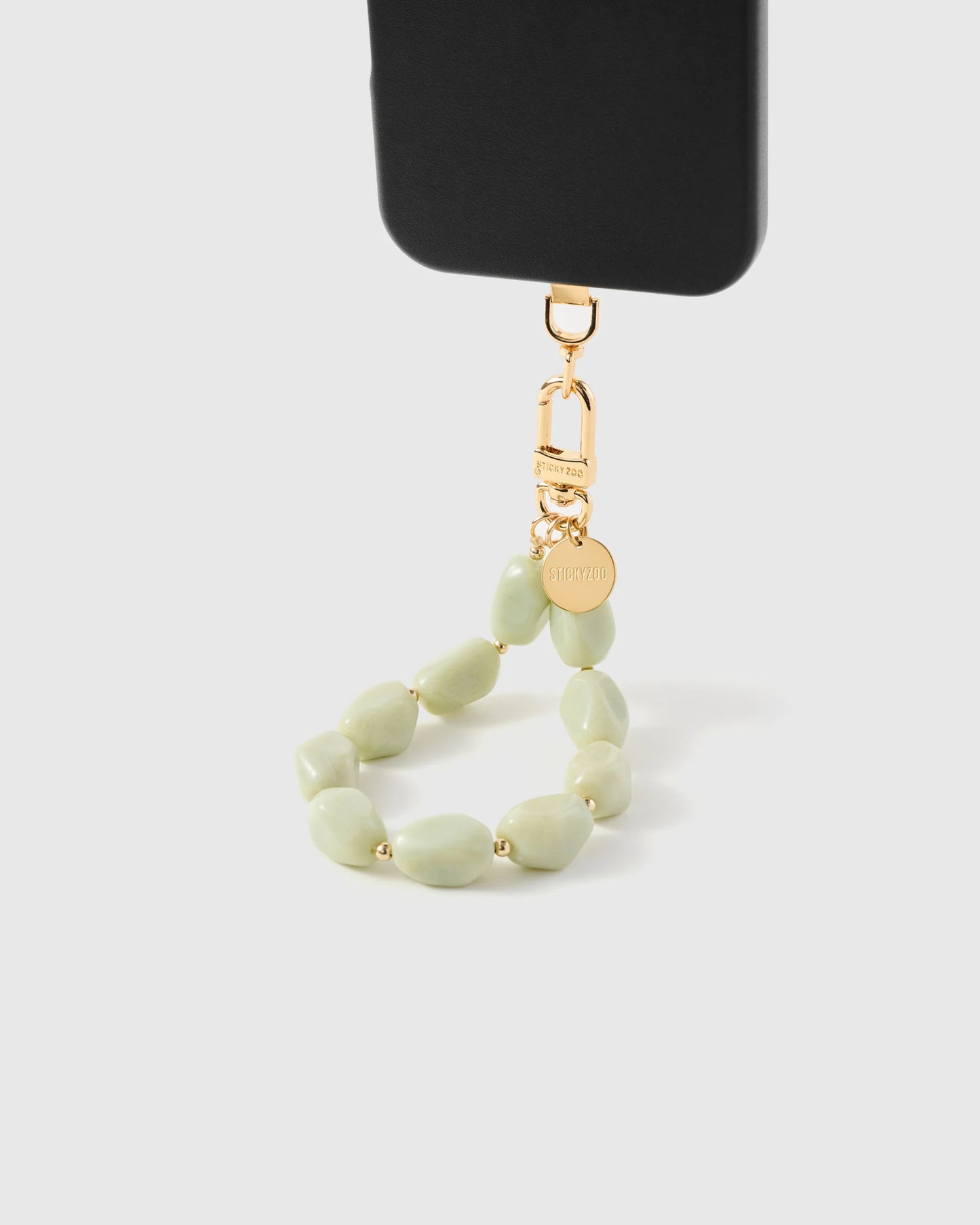 SAGE AGATE PHONE STRAP