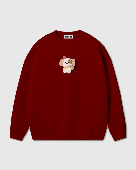 CARDINAL PUPPY SWEATSHIRT