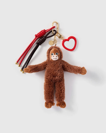 SWEET SWING ORANGUTAN HEART STACK CHARM